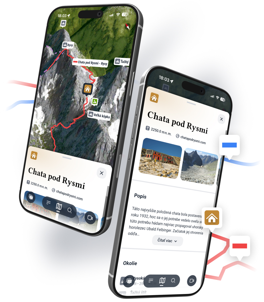 Aplikácia Zaži Tatry na tablete a mobile